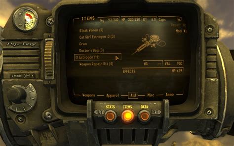 give stimpak command fallout nv.